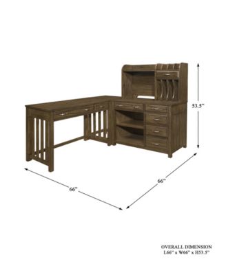 Traine 4-Piece Corner Desk