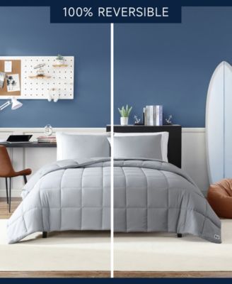 CLOSEOUT! Longdale Solid Reversible 2 Piece Comforter Set, Twin