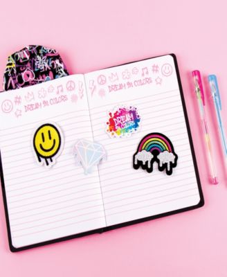 3C4G Street Style Journal 7 Piece Set, Make It Real, Teens Tweens Girls, 160 Page Lined Journal, Hoodie Style Cover Diary