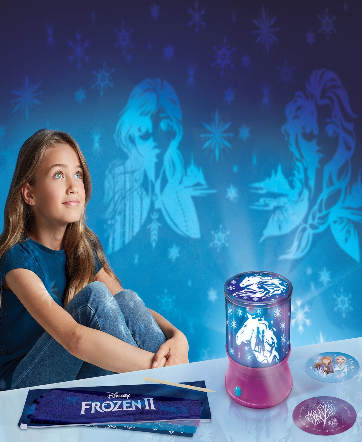 Shop Disney Frozen 2 Scratch Art Light Projector Make It Real, Design Your Own Light Show, Frozen 2, Scratch Art Into Fil In Multi