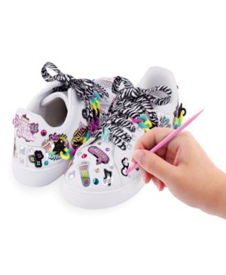 Sticker Chic Shoe Stickers, Shoelaces, Links Charms, Make It Real, Nickelodeon, 204 Removable Stickers, Tweens Girls, Decorative Shoe Art