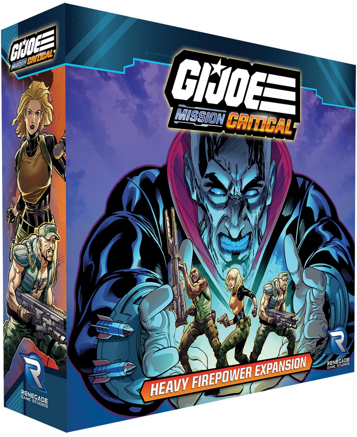 Renegade Game Studios G.i. Joe Mission Critical Heavy Firepower Expansion Cooperative Board Game In Multi
