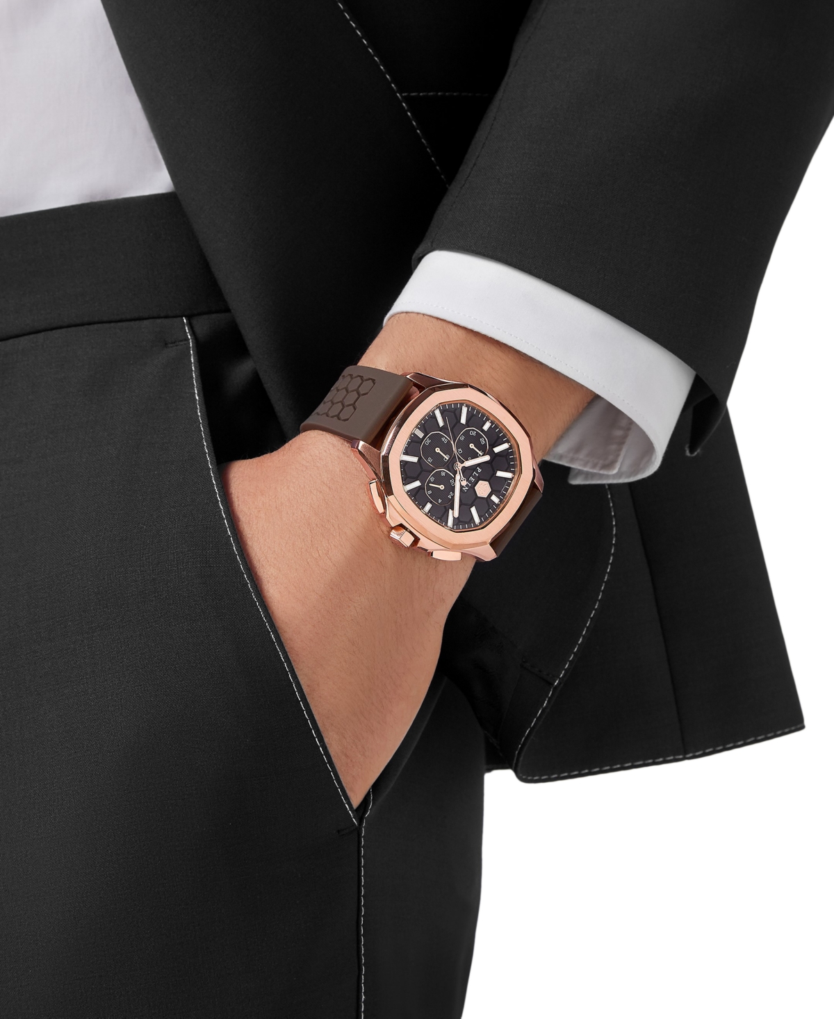 Philipp Plein Men Philipp Plein Mens Rose Gold Watch main image 0