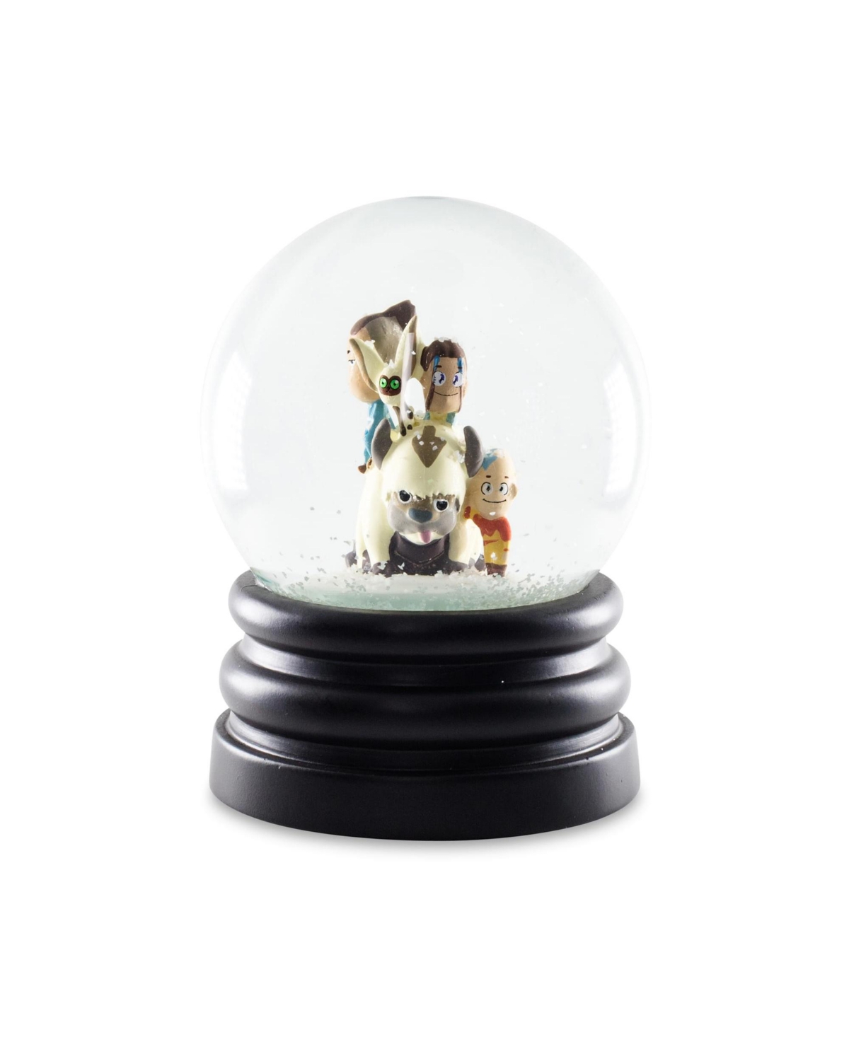 Surreal Entertainment Avatar: The Last Airbender 6-Inch Snow Globe Display Piece Decoration | Chibi Avatar Aang, Katara, Sokka, Momo, and Sky Bison Ap
