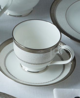 Odessa Platinum Set of 4 Cups, Service For 4