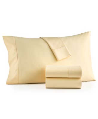 Solid 550 Thread Count 100% Cotton 4-Pc. Sheet Set, King, Exclusively at Macy’s