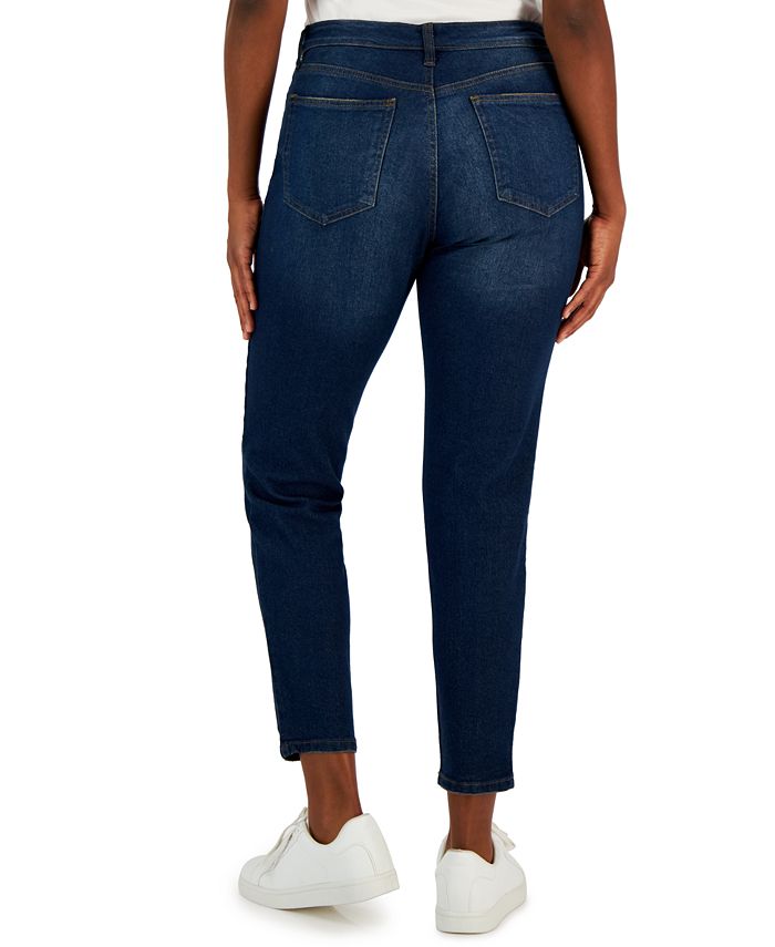 Style & Co Women's Curvy-Fit Mid-Rise Skinny Jeans, Regular, Short and ...