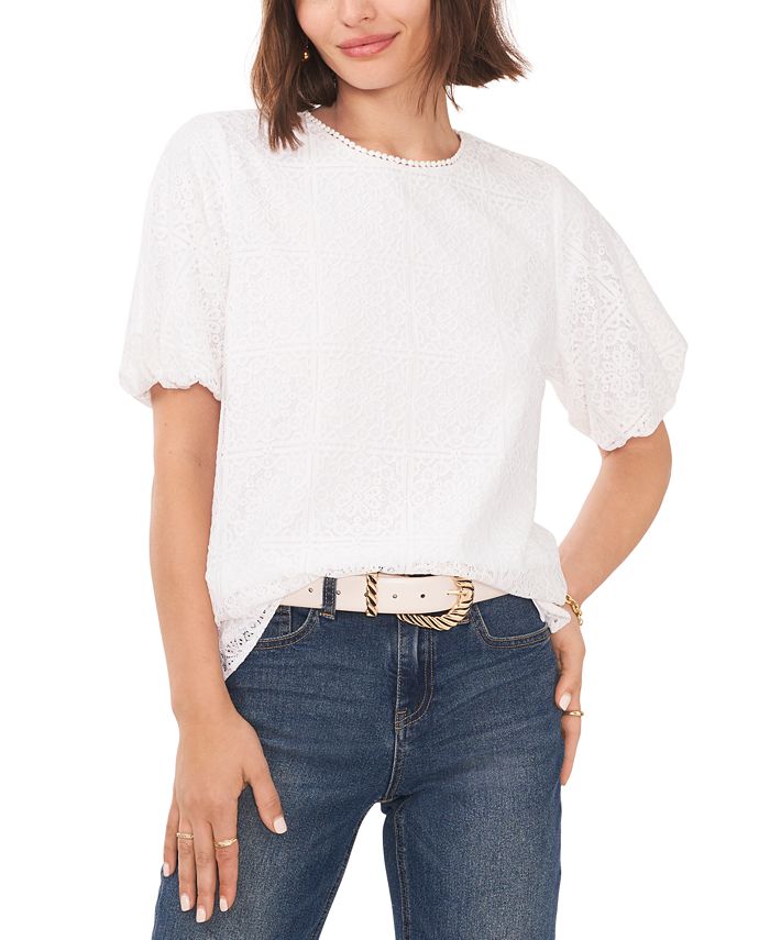 Vince camuto cheap short sleeve blouse