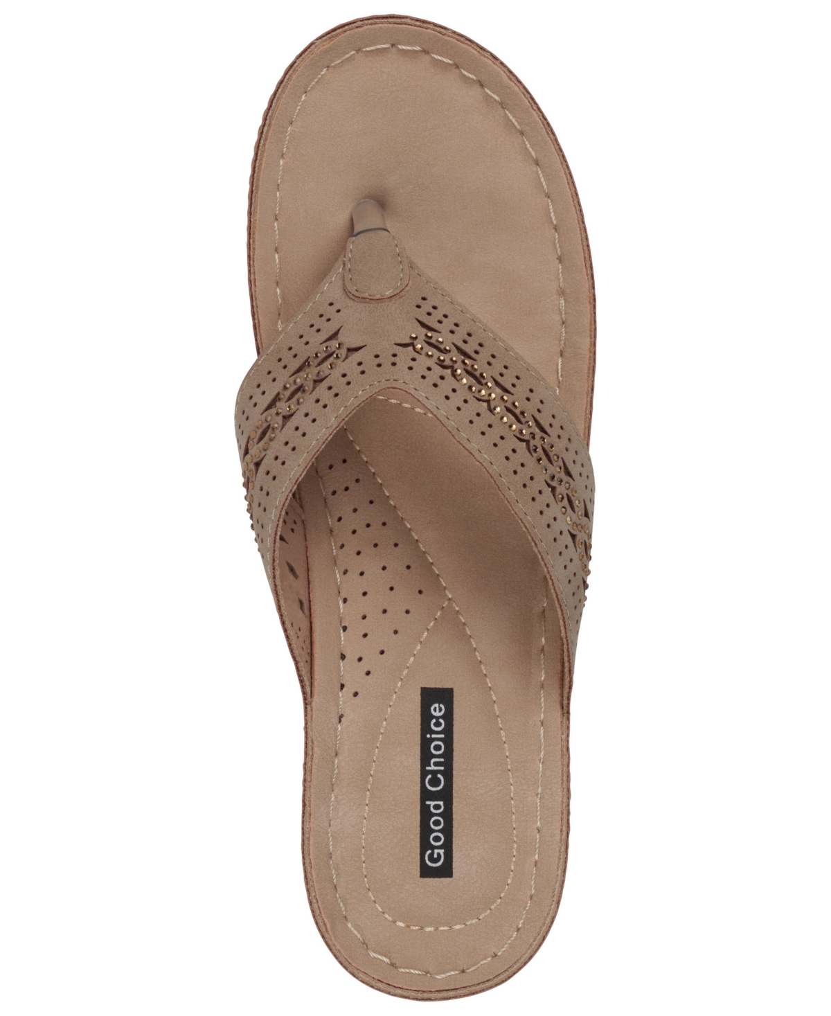 Gc Shoes Women's Bari Thong Wedge Sandals