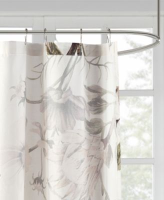 Cassandra Printed Cotton Shower Curtain, 72" x 72"