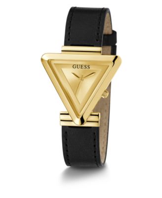 Women's Analog Black Stainless Steel Watch 34mm