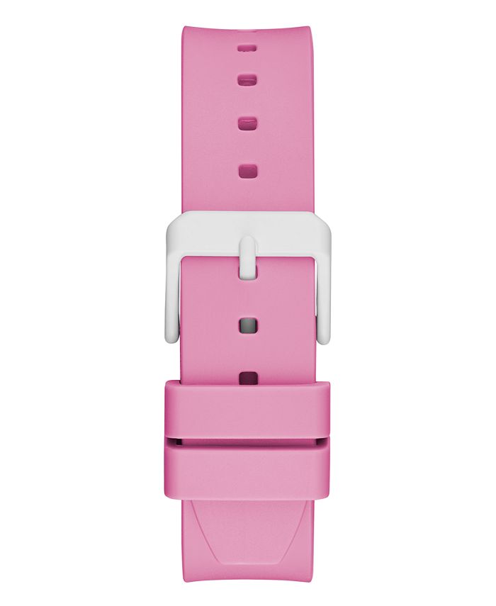 GUESS Women's Analog Pink Polyurethane Watch 40mm Macy's