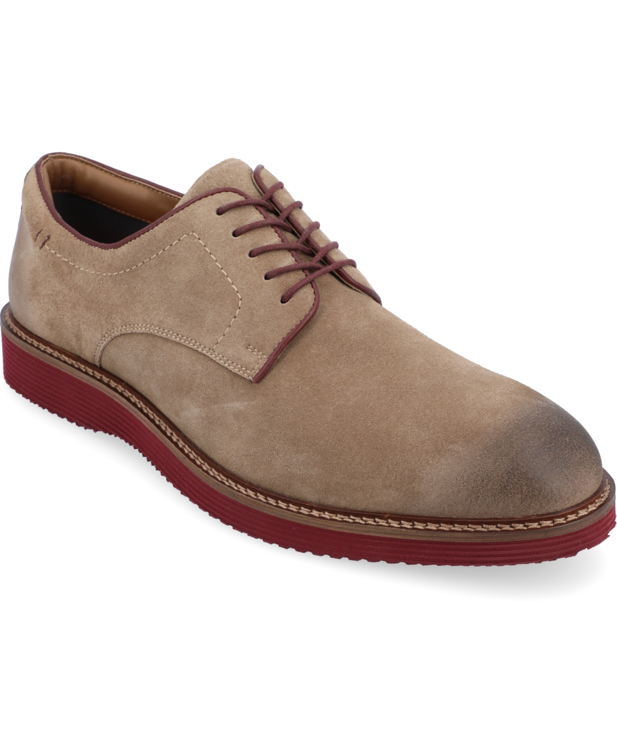 Men's Seneca Plain Toe Derby Casual Shoes - Taupe