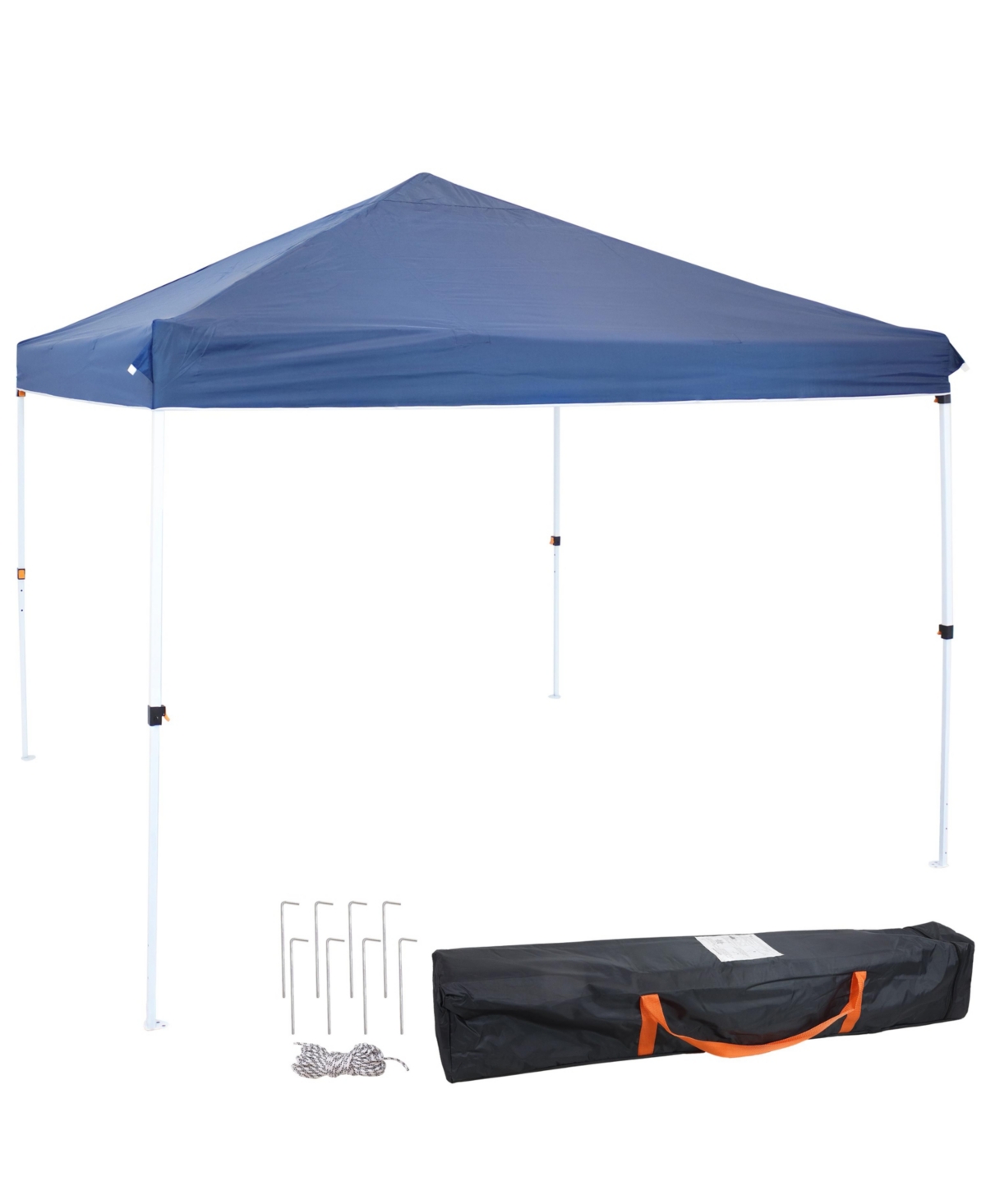 Standard Pop-Up Canopy with Carry Bag - 12 ft x 12 ft - Blue - Blue