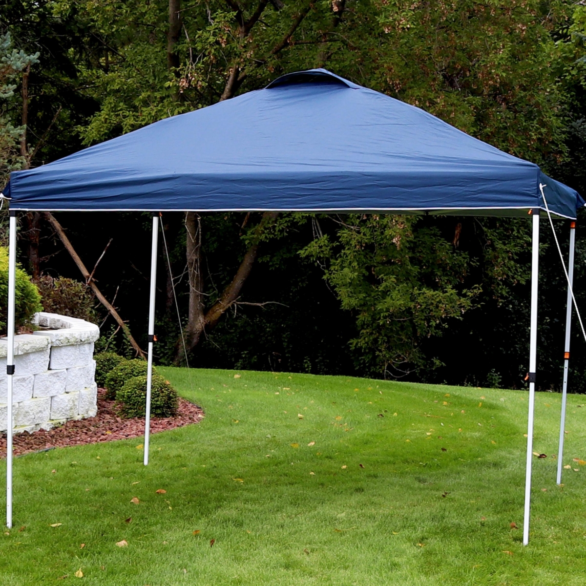 Sunnydaze Decor Oxford Fabric Pop-Up Canopy Shade with Vent -- Blue