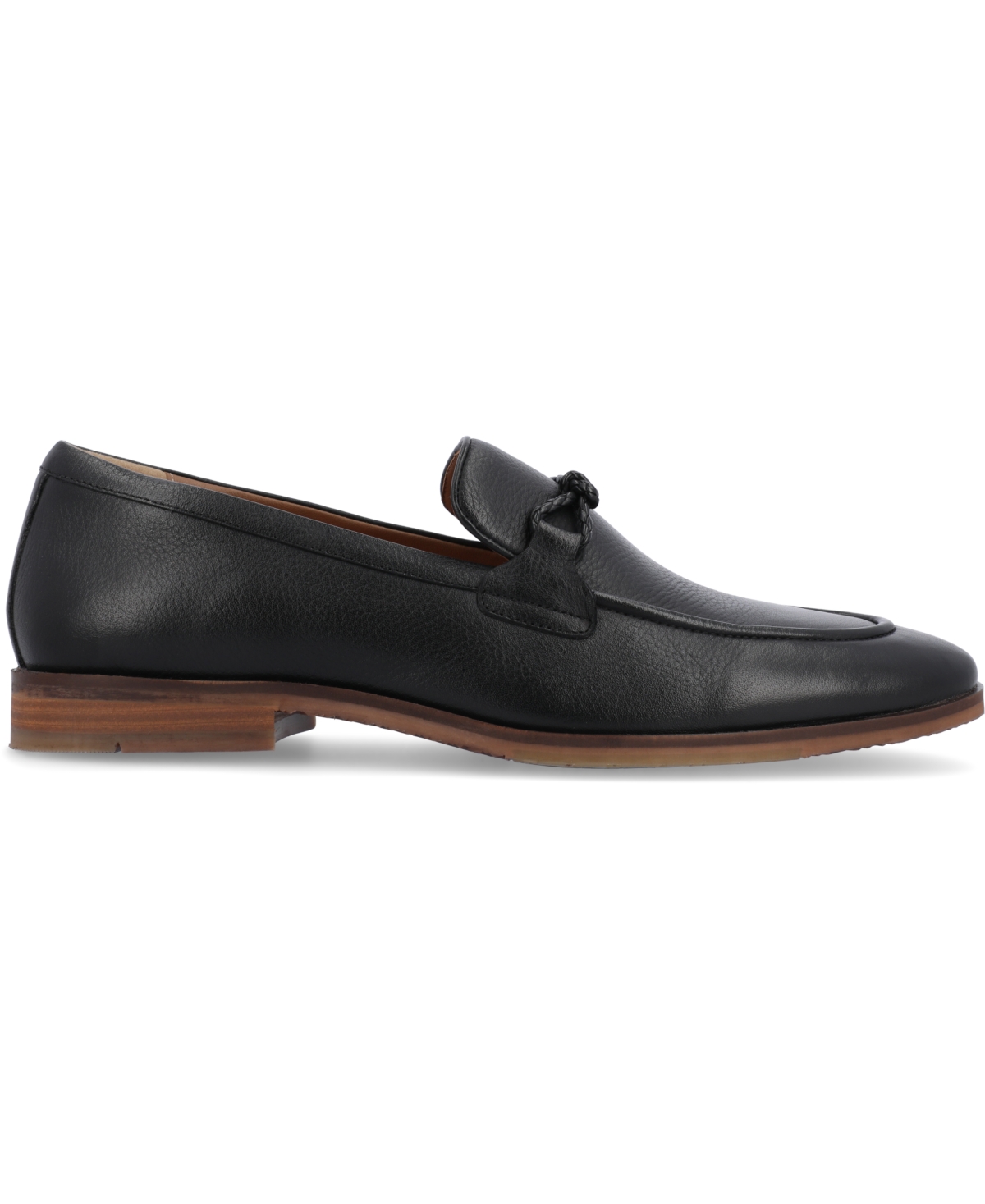 Thomas & Vine Men's Finegan Apron Toe Loafer Dress Shoes