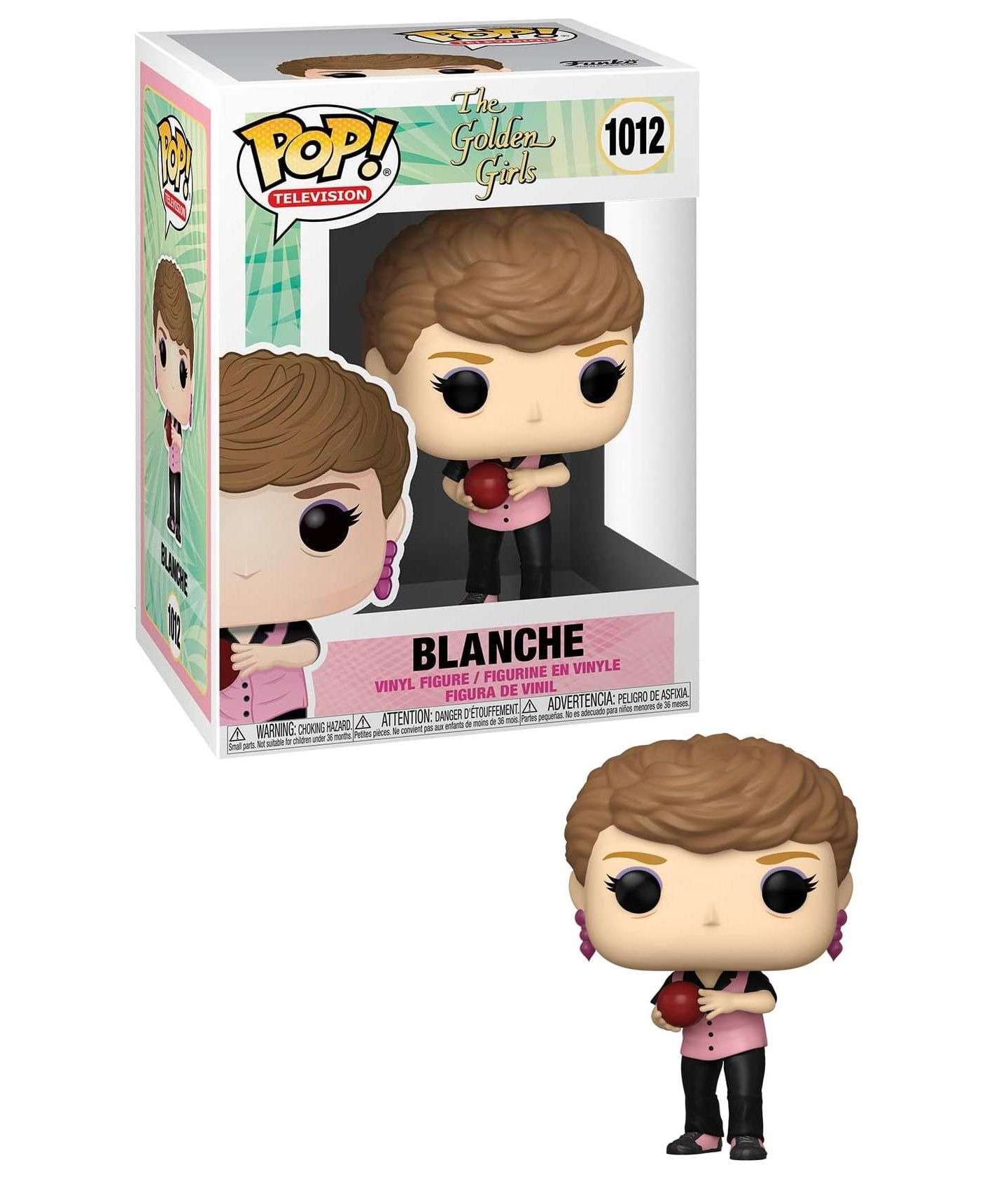 Детская фигурка Funko The Golden Girls POP Vinyl Figure Blanche (Bowling Uniform), цвет: Розовый — фото 1
