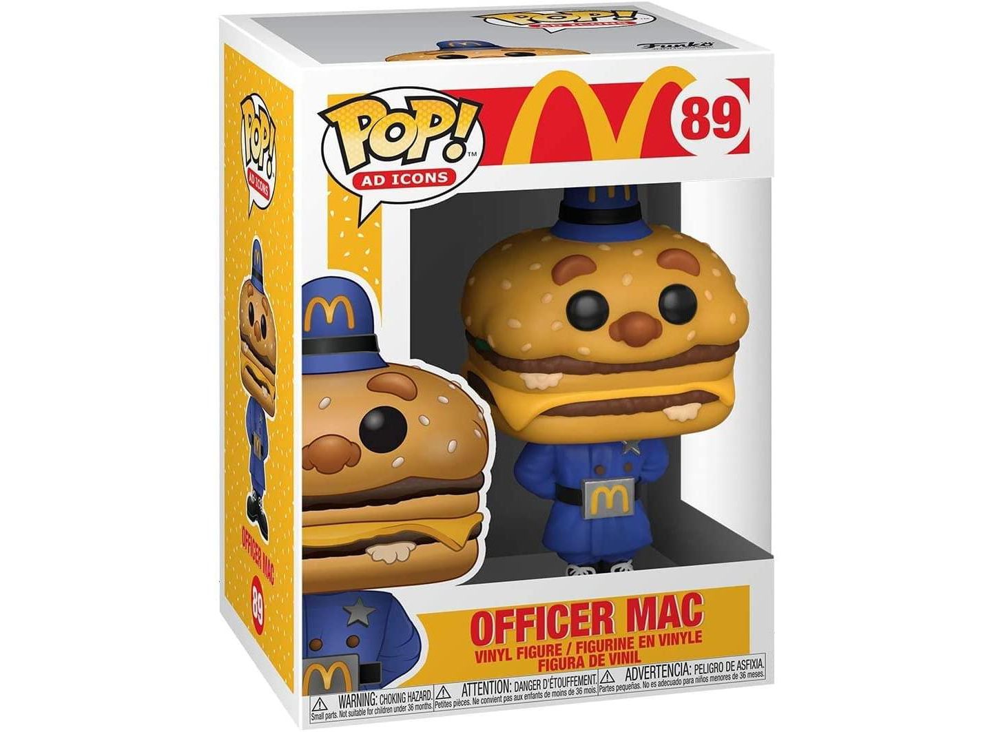 Детская фигурка Funko McDonald's POP Vinyl Figure Officer Big Mac, цвет: Синий — фото 2