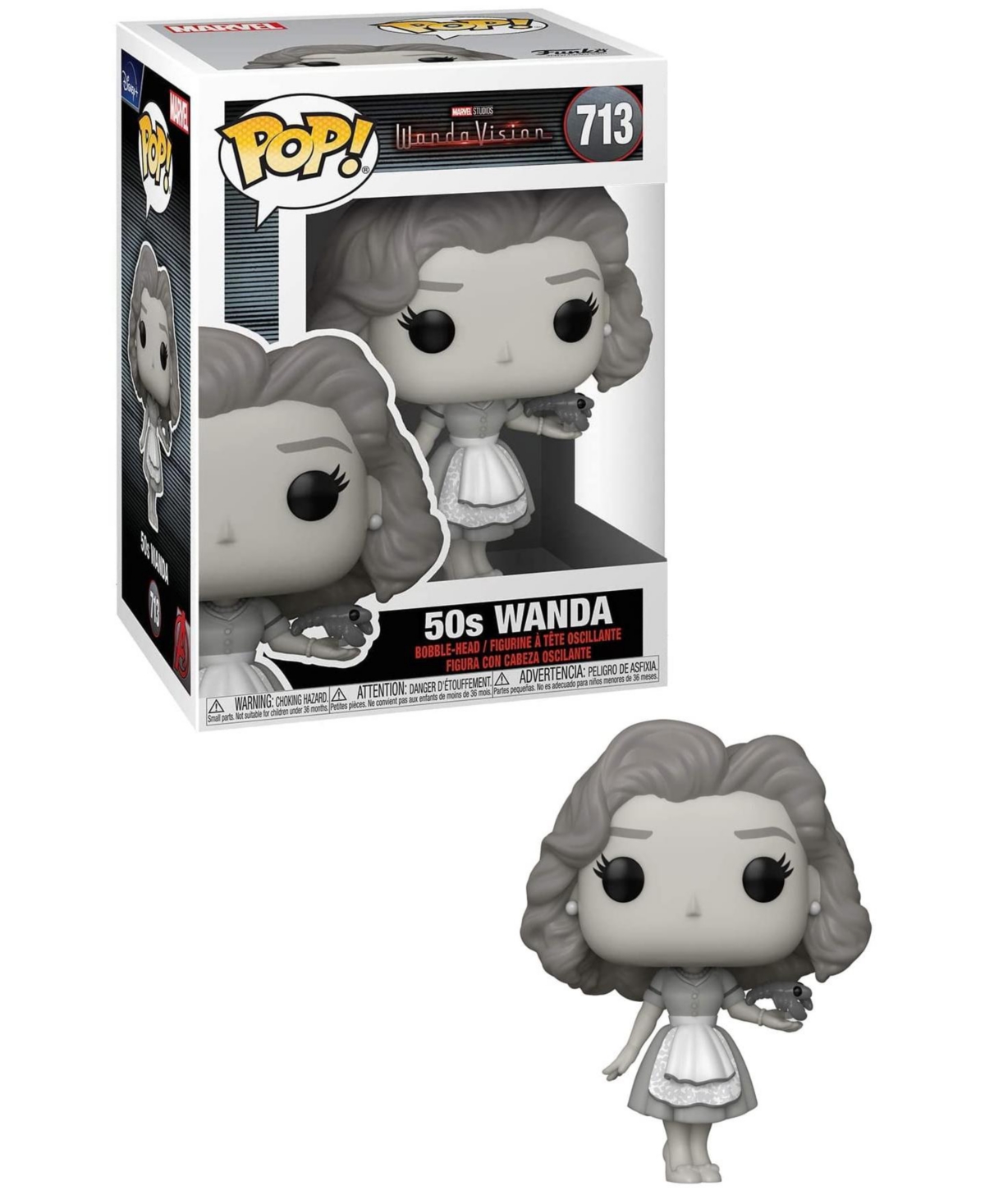 Marvel WandaVision Funko Pop Vinyl Figure | 50s Wanda
