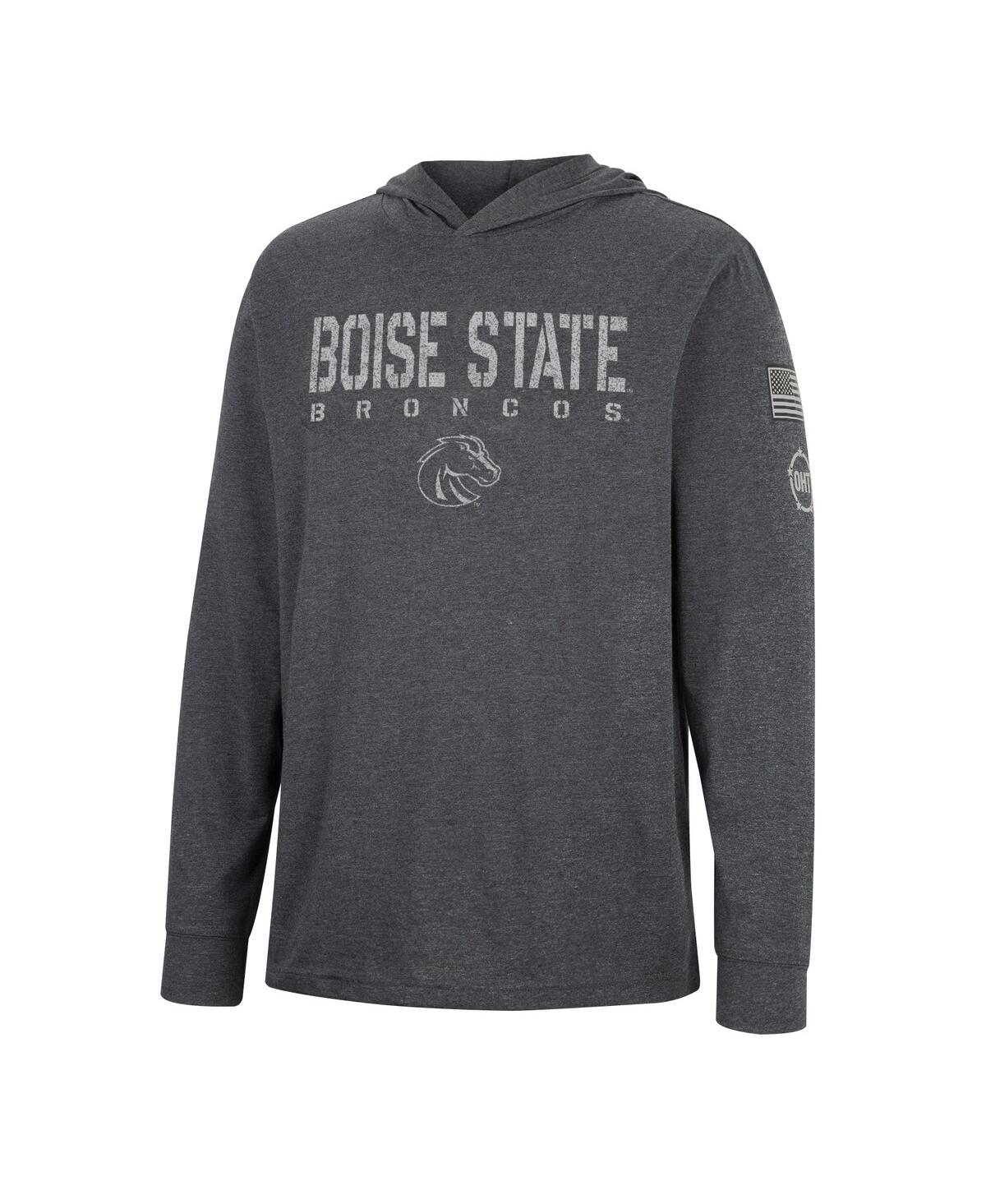 Colosseum Men's  Charcoal Boise State Broncos Team Oht Military-inspired Appreciation Hoodie Long Sle In Charcoal