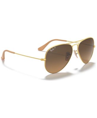 Unisex Polarized Aviator Classic Sunglasses, RB3025