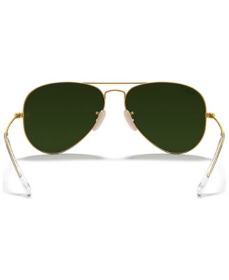Unisex Polarized Aviator Mirror Sunglasses, RB3025