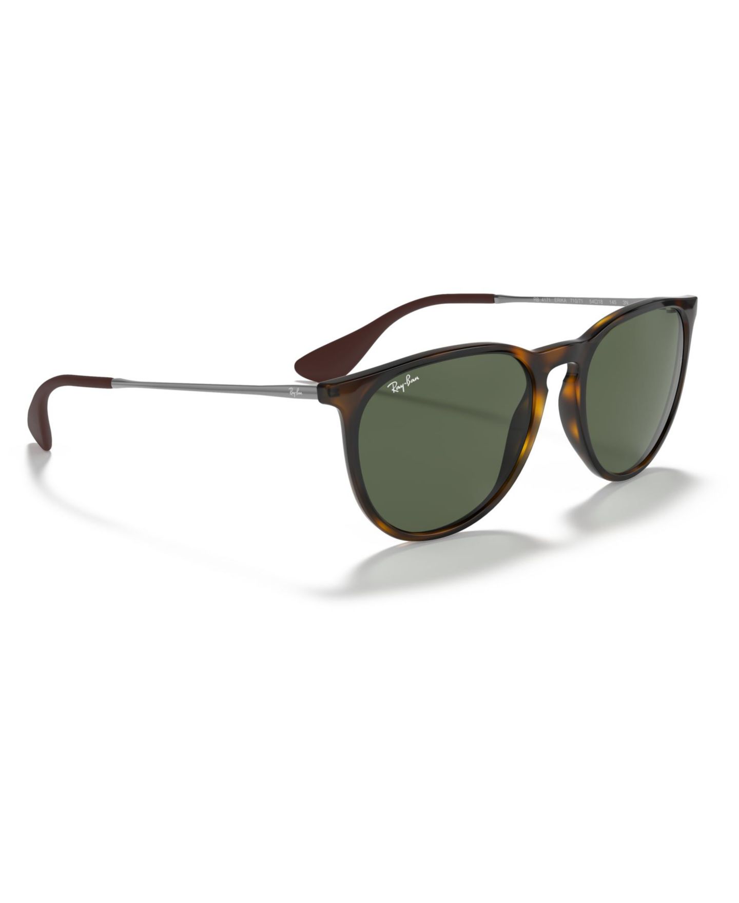 Женские солнцезащитные очки Ray-Ban Sunglasses, RB4171 Erika Classic, цвет: Гавана / Графитовый — фото 4