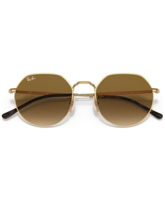 Unisex Geometric Metal Sunglasses, RB3565 JACK