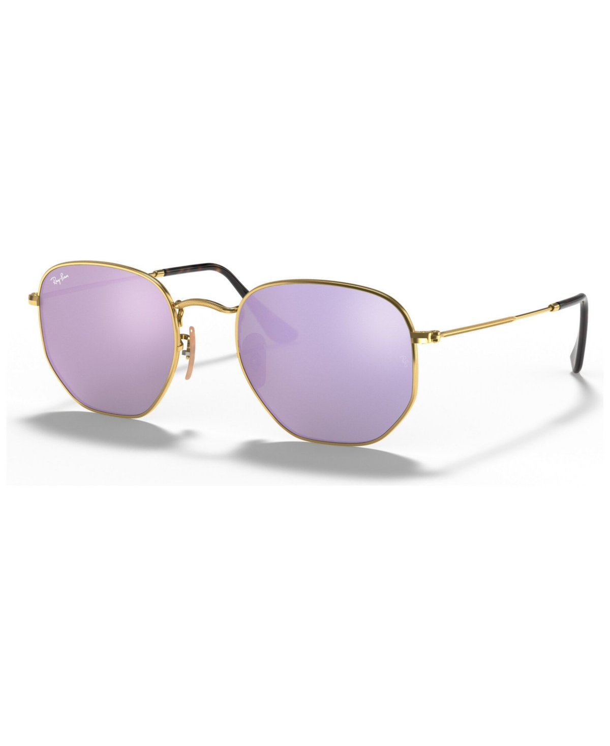 Ray Ban Wisteria Flash Sunglasses Rb3548n 0018o 54 In Gold / Lilac