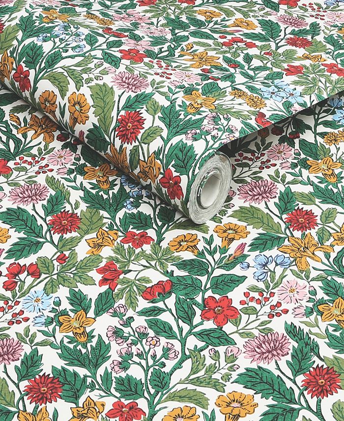 joules Arts and Crafts Floral Wallpaper Macy's