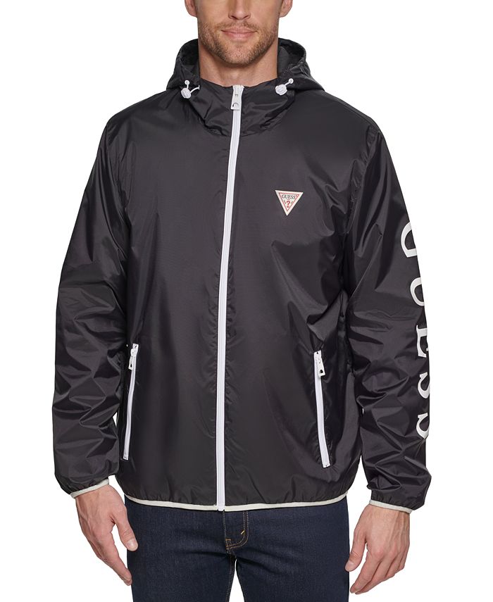 GUESS Men's Windbreaker Jacket & Reviews Coats & Jackets Men Macy's