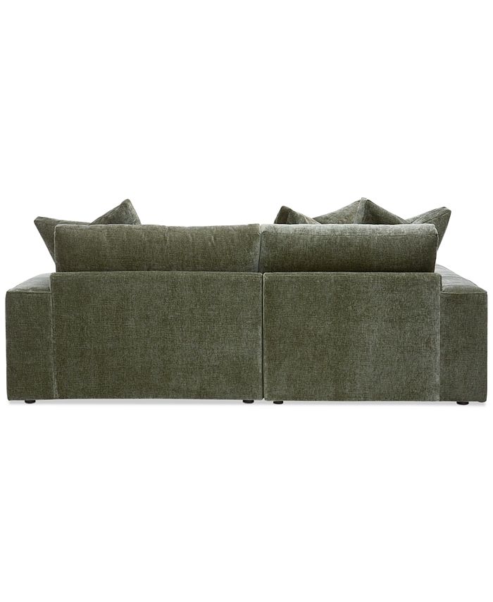 Furniture Michola 98" 2Pc. Fabric Sectional with Chaise, Created for