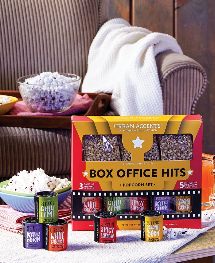 Urban Accents Box Office Hits Popcorn, Set of 8 Macy's