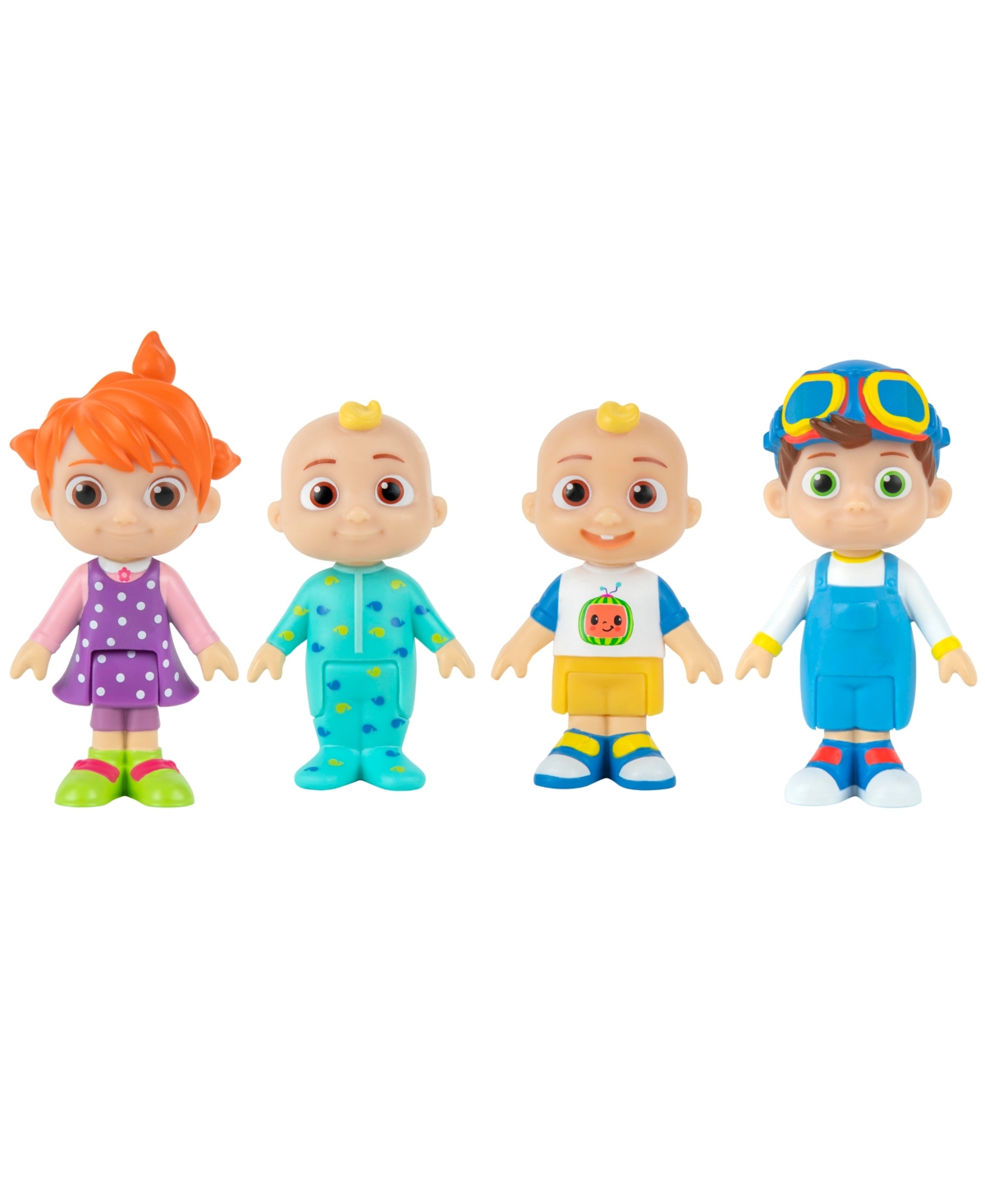 Shop Cocomelon Figure Family Pack Set, 4 Pieces In Multi Color