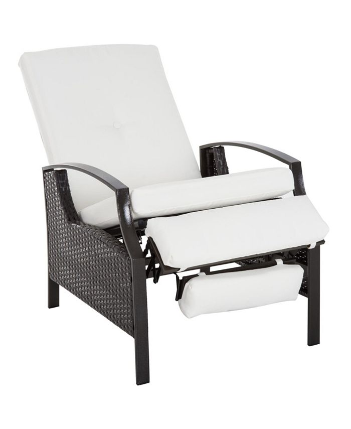 Outsunny clearance rattan recliner