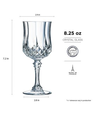 Longchamp Cristal D’Arques Set of 4 Goblets