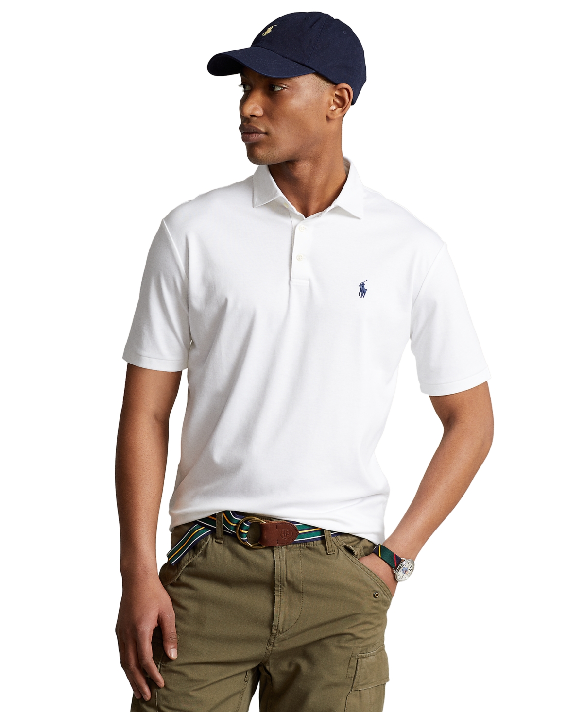 Polo Ralph Lauren Custom Slim Fit Stretch Mesh Polo Shirt
