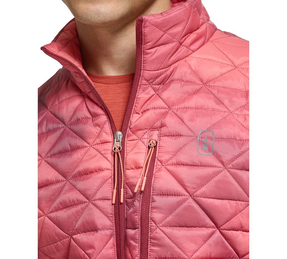 Bass Outdoor Men's Delta Diamond Quilted Packable Puffer Jacket In Desert Mirage