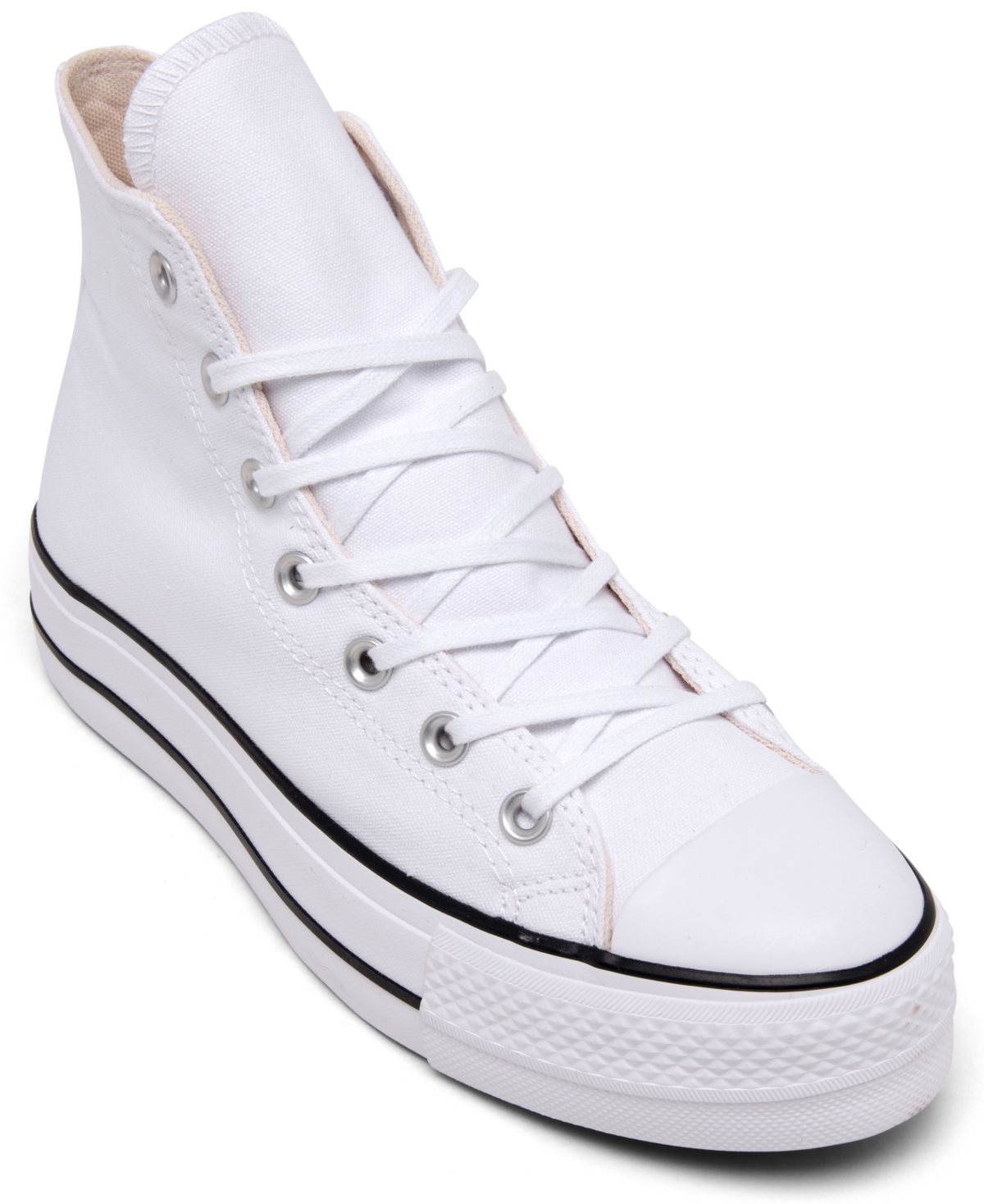 Women's Chuck Taylor All Star Lift Platform High Top Casual Sneakers from Finish Line - Legend Berry, White, Black