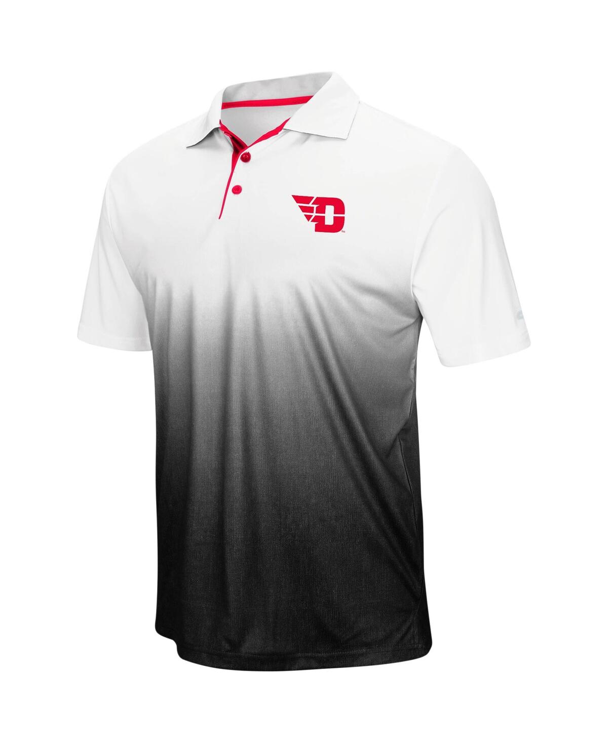 Shop Colosseum Men's  Gray Dayton Flyers Magic Team Logo Polo Shirt