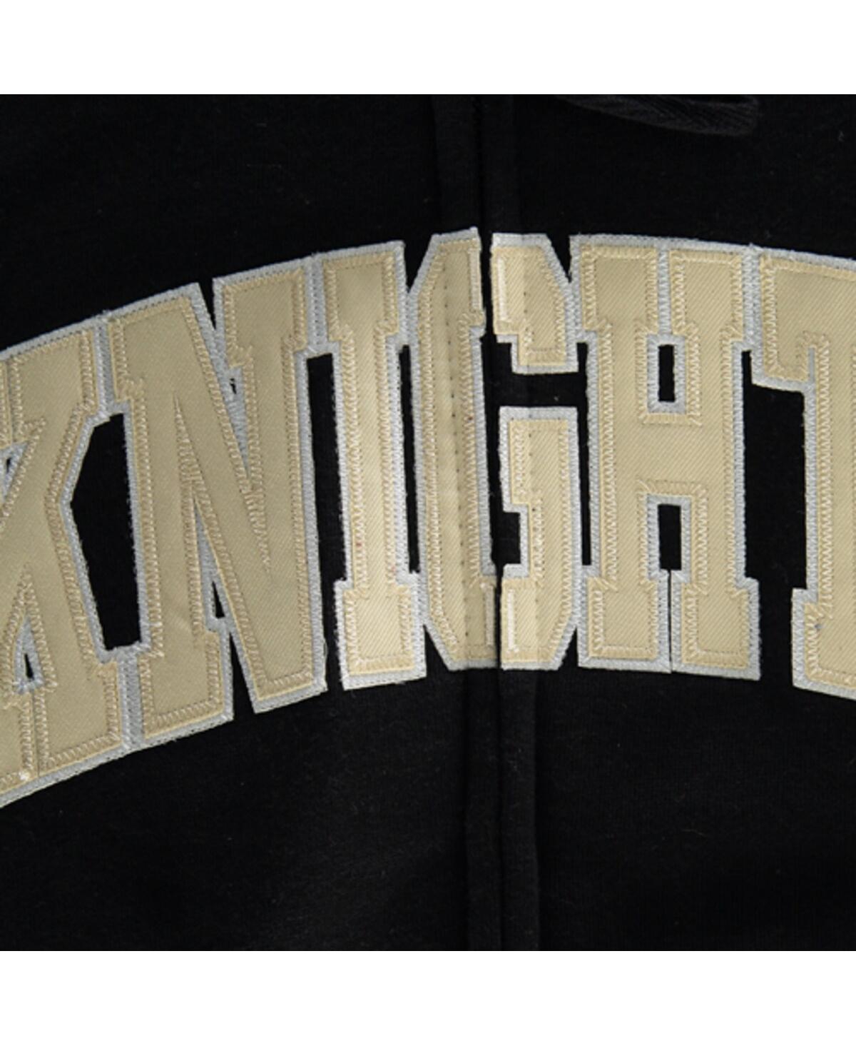 Stadium Athletic Women's  Black Purdue Boilermakers Arched Name Full-zip Hoodie In Black