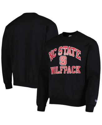 Men's Black NC State Wolfpack High Motor Pullover Sweatshirt