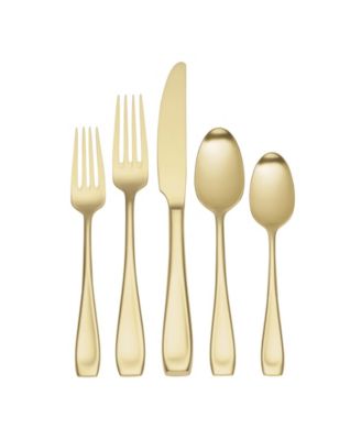 Moda Satin Champagne Set, 20 Piece