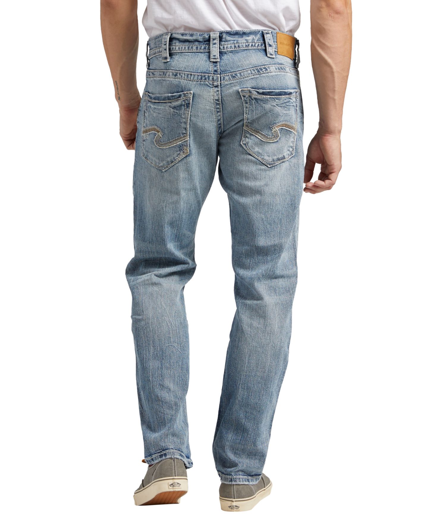 Мужские джинсы Silver Jeans Co. Eddie Athletic Fit Tapered, цвет: Индиго — фото 1