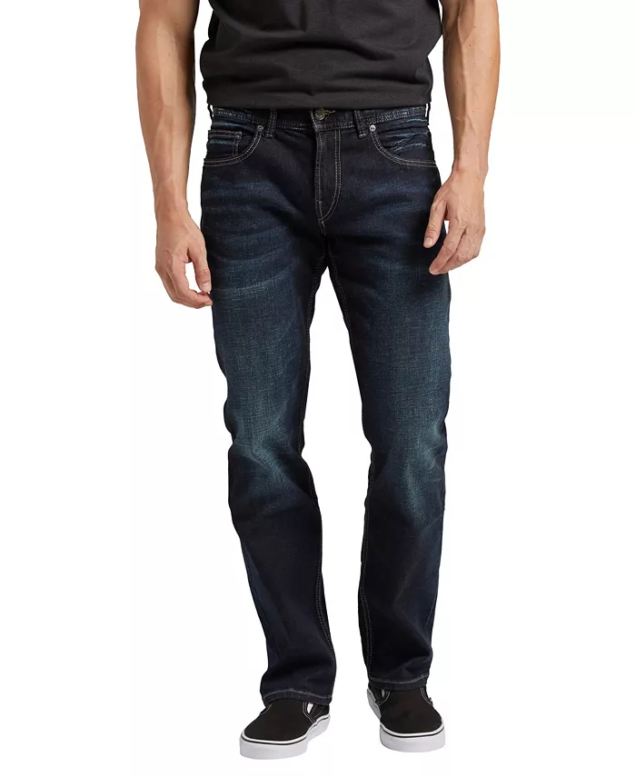 Men's Allan Classic Fit Slim Stretch Jeans - thumbnail 3