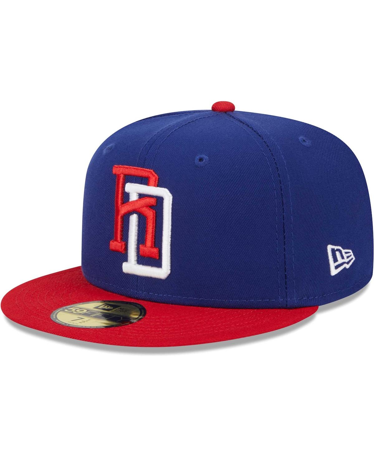 NEW ERA MEN'S NEW ERA BLUE DOMINICAN REPUBLIC BASEBALL 2023 WORLD BASEBALL CLASSIC 59FIFTY FITTED HAT 
