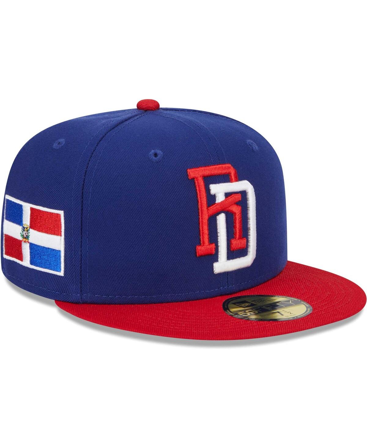 NEW ERA MEN'S NEW ERA BLUE DOMINICAN REPUBLIC BASEBALL 2023 WORLD BASEBALL CLASSIC 59FIFTY FITTED HAT 