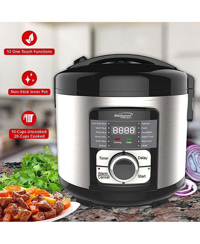 Brentwood Appliances Brentwood Select 12 Function Stainless Steel Multi