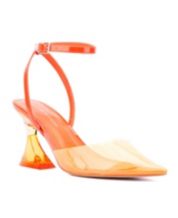Orange wide width heels 2025
