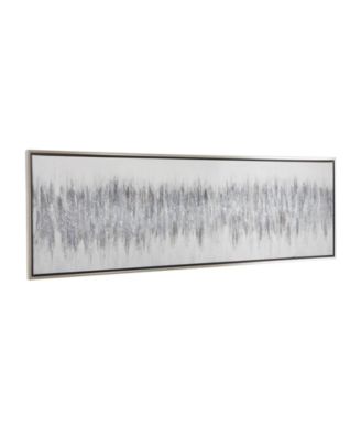 Canvas Abstract Framed Wall Art with Silver-Tone Frame, 71" x 1" x 20"